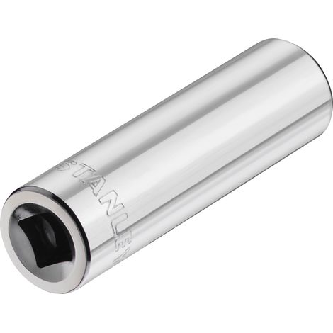 Stanley – Douille longue 1/4'' 6 pans 10mm – Profil MAXIDRIVE pour contact optimal – Utilisation dans espaces restreints – STMT860980 (1/3)