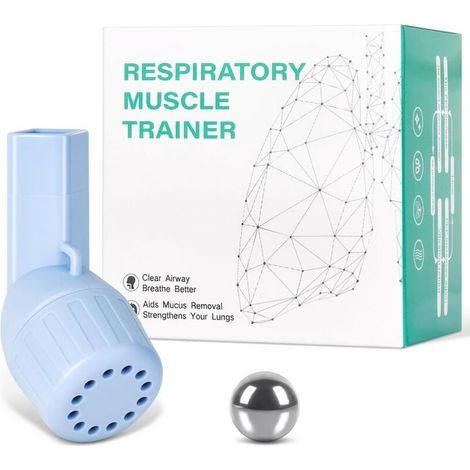 Appareil d'exercice pulmonaire et de dégagement des mucosités. Dégageur de mucosités. Appareil d'exercice respiratoire portable. Améliore la forme physique et le sommeil (1/3)