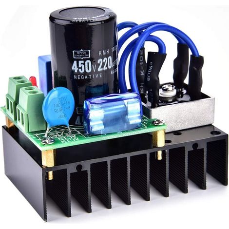 Carte redresseur, module redresseur, entrée durable 0-220 V CA, protection multiple, convertisseur CA-CC pratique pour sortie 0-311 V CC, fonction d'indication de puissance (1/5)