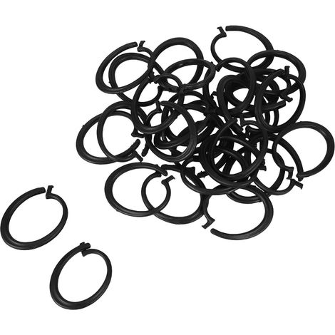 Lot de 30 Crochets pour Rideaux De Tonnelle Clips De Suspension pour Auvent en Plastique Fixation pour Rideaux D’Extérieur Et Tente De Camping Résistants Au Vent Et À La Pluie (1/5)