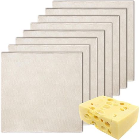 8er Set Passier- & Käsetücher 50×50 cm – Fein gewebt, reißfest, waschbar & wiederverwendbar