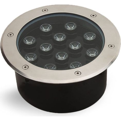 12-W-LED-Spot, weiß, Schutzart IP68, Gartenbodenleuchte
