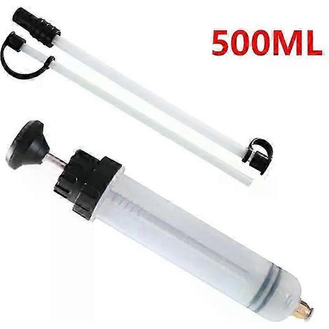 Car Oil Fluid Extractor Auto Oil Change Syringe With Hose Manual Fuel Suction Filler Fluid Oil Change Evacuator Pump( 500ML) (1/5)