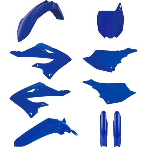 Polisport Yz Yzf 125 250 22 26 Kit completo in plastica blu resistente