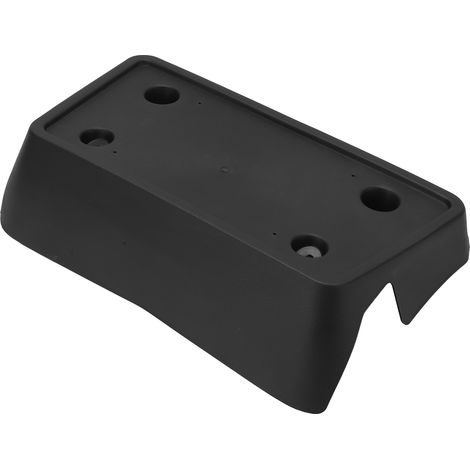Support de plaque d'immatriculation avant pour pare-chocs, fixation en ABS noir résistant aux intempéries, remplacement pour Silverado 1500 (1/5)