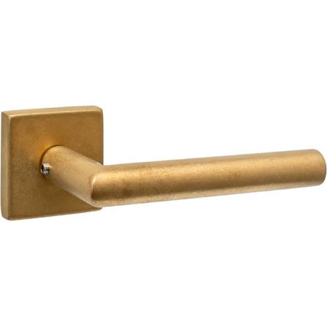 Quincaillerie de porte dérobée Jura Carré en laiton culbuté - 0011.405720 (1/3)
