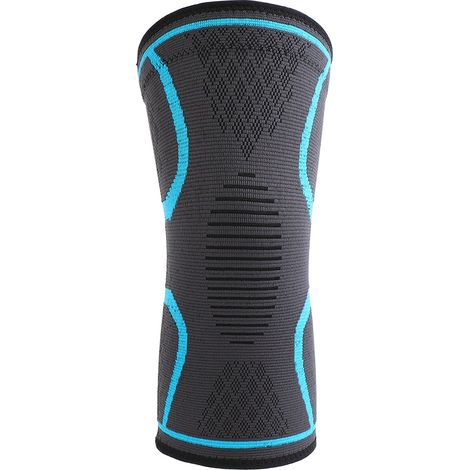 Genouillère De Sport Élastique - Support Respirant Pour Course Et Cyclisme - Protection Articulaire Silicone Antidérapant - Lot De 1 (1/5)