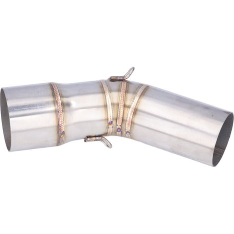 Pot d'échappement moto tube intermédiaire acier inoxydable 1mm épaisseur remplacement Ninja ZX10R 2008-2021 (1/5)