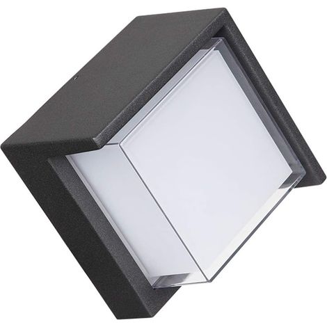 12 w Applique Murale Extérieur LED Moderne Étanche Imperméable Ip65/aluminium+acryl/3000 k Blanc Chaud/led Lampe, Faisceau orientable pour diriger la lumière exactement où elle est utile (1/5)