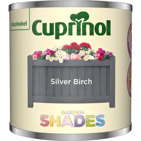 Cuprinol Garden Shades Tester Paint Pot - 125ml - Silver Birch