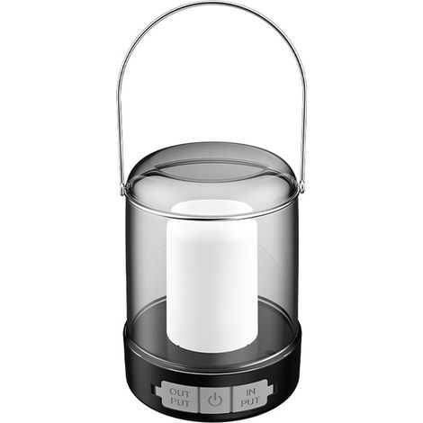 Outdoor-LED-Campinglampe, wasserabweisend (IPX4) / Integrierter 1200-mAh-Akku für Wandern, Angeln, Camping und Radfahren (1/5)