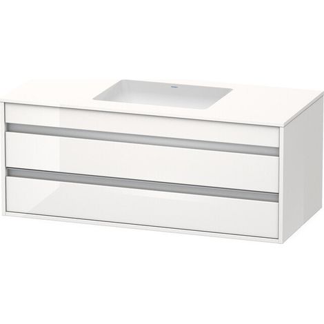 Mueble bajo lavabo KETHO 500x1200x496mm castaño