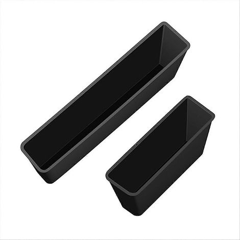 Boîte de rangement en silicone pour portière avant de voiture, plateau organisateur pour portière avant (1/5)