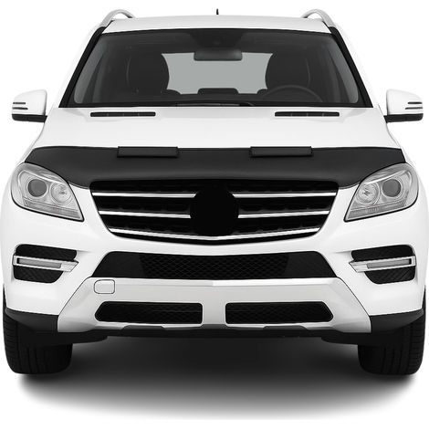 Protège Capot pour Mercedes Classe Ml W166 2011 à 2016, Bra de Capot Protection, Noir (1/5)