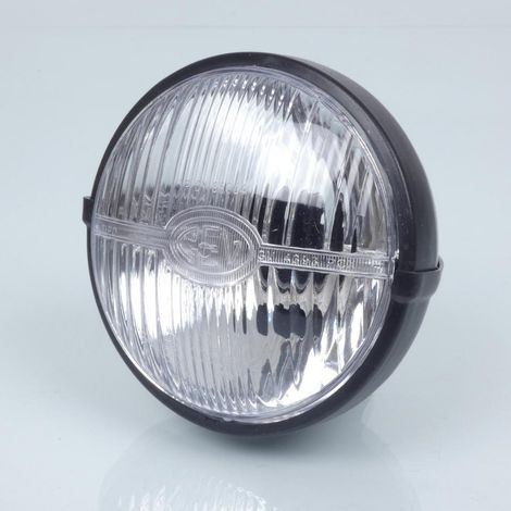 Optique avant RSM pour Mobylette Peugeot 50 103 noir Ø103 CEV (1/4)