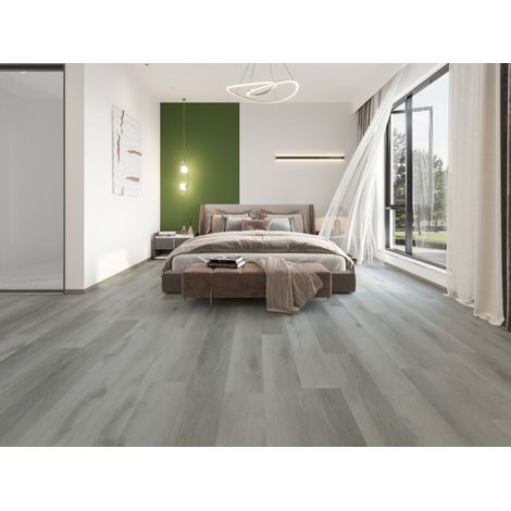 Aelle - Vinyle NEO CLICK 30 Chêne gris - aspect bois sous couche intégrée Carbon Oak 01 (1/5)