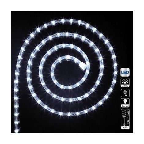 Cordon lumineux électrique blanc 24 mètres