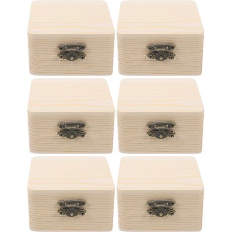 Portagioie in legno fai da te, 6 pezzi, color kaki (1/5)