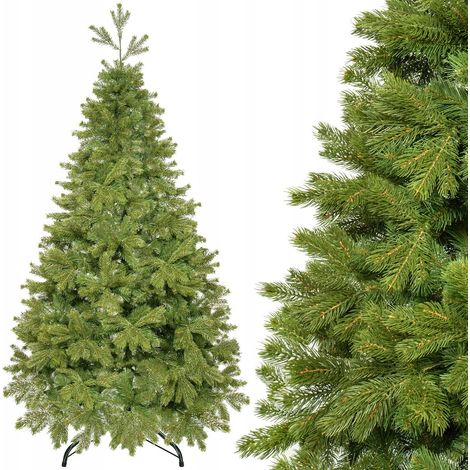 ALBERO DI NATALE ARTIFICIALE PINO DENSO PREMIUM PE 220cm ABETE ABETE COME VIVO+GRATIS