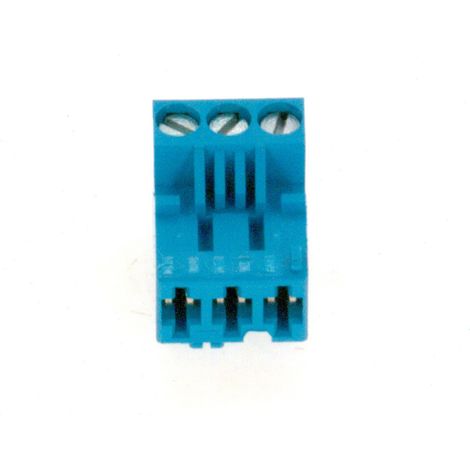Pièce de rechange BOSCH TTNR : 8718585552 Borne de connexion échappement 3 broches UE II bleu everp