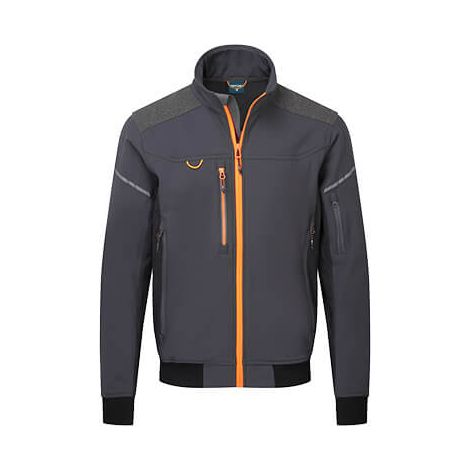 Ev4 Softshell Bomber Jacket (3l) - Taille Xxl - Gris Métal Tall - Portwest (1/2)