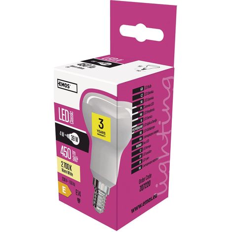 Ampoule LED, Classic R50, blanc chaud, verre, 6 W, E14, transparent, 5,2 x 9, 5 cm (1/5)