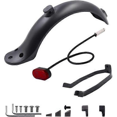 Protection d'écran arrière noire pour trottinette électrique Xiaomi 1S/M365