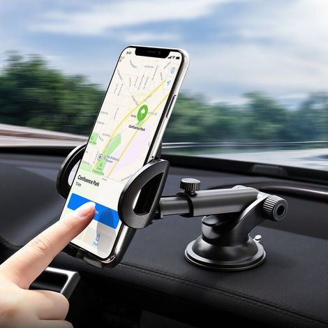 Support Telephone Voiture à Grille d'aération avec Rotation 360° Universel Porte Téléphone Voiture (1/4)