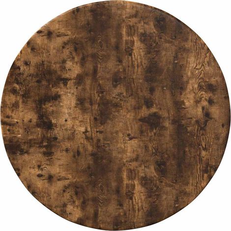Maison Exclusive - Plateau de table Chêne fumé Ø 40 x 1,5 cm Bois d'ingénierie