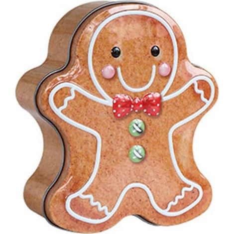 Boîte de rangement en métal pour Noël, bocal à bonbons, biscuits et autres gourmandises, idéale pour décorer les fêtes. (1/5)