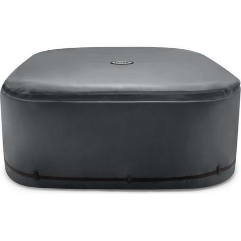 Intex – Couverture pour spa carré 4 places – Mousse haute densité – Économie d'énergie – Préserve la chaleur – Protection contre agressions extérieures