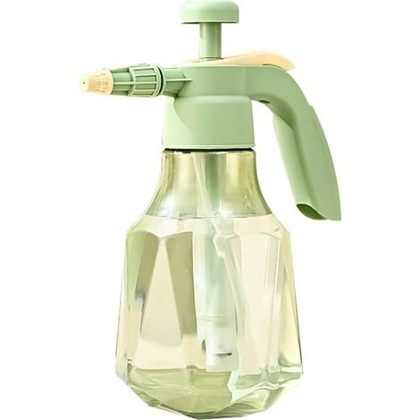 Pulverizador de jardinería manual 51 oz / 68 oz – Boquilla ajustable, pulverizador a presión, para limpieza del hogar, jardinería, cuidado del coche y lavado (51 oz, verde)