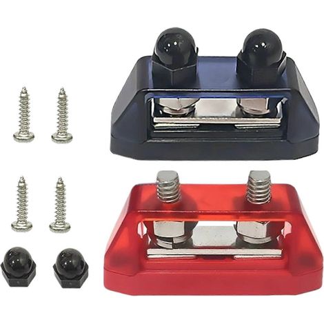 Compatible avec les barres omnibus marines à goujons M8, kit de barre omnibus de connexion de batterie, double circuit, isolateur de montage. (1/5)
