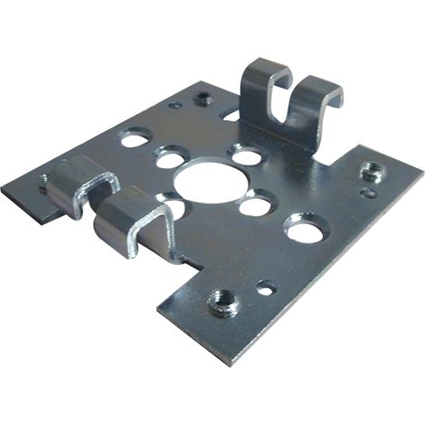 Support moteur T5 pour caissons de rénovation – Double pince 80x80 mm – Compatible moteurs 40/50/60 mm – Couple maximum 45 Nm – Simu