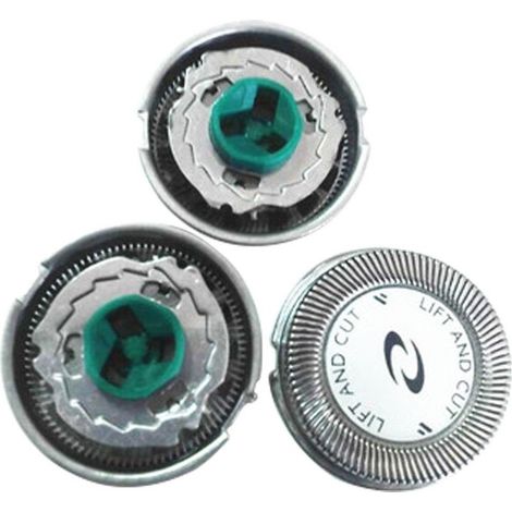 Tête de coupe double couche HQ64 compatible avec les rasoirs Philips PT722PT762AT750AT8907140XL7120 (1/4)