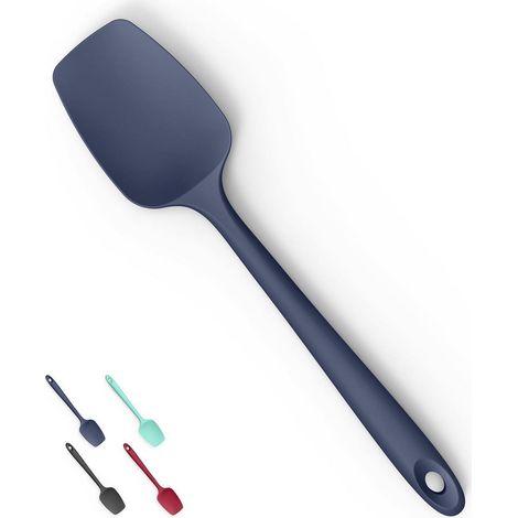 Silikon Löffelspatel 315°C hitzebeständig 28,9cm Mitternachtsblau