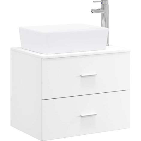 Bathroom Furniture Set White Engineered Wood vidaXL (1/5)