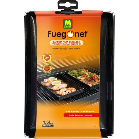 Plateau barbecue 1,5 l (28 x 18 x 3 cm)