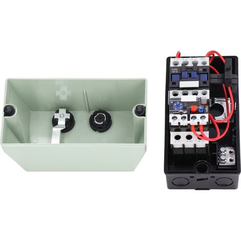 Démarreur moteur magnétique elec 220/230V 4KW IP55 boitier ABS avec rondelles caoutchouc 12-18A LE1D18M7 (1/5)