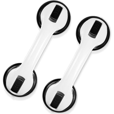 Lot de 2 poignées de douche à ventouses de 29 cm (11,4 pouces), barres de sécurité (1/5)