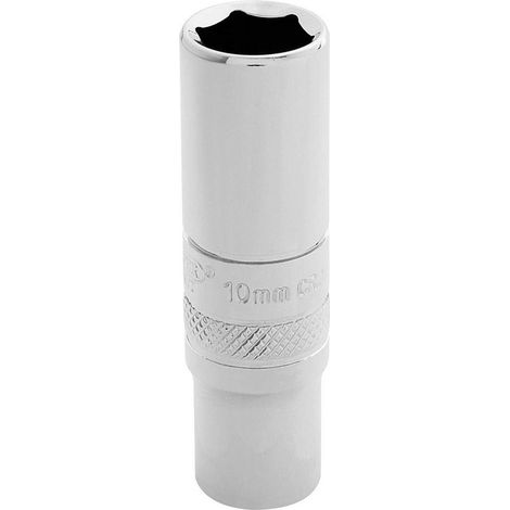 Draper bt-mm/B 1/10,2 cm con attacco quadro 6 bussole (10 mm), blu, 10 mm