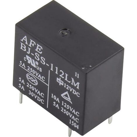 AFE BJ-SS-105LM Relais pour circuits imprimés 5 V/DC 10 A 1 NO (T) 1 pc(s) W738521 (1/3)