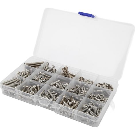 Kit de 451 vis en acier inoxydable pour voiture RC Traxxas 1/5, pack de vis de rechange et amélioration. (1/5)