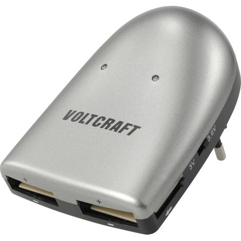 VOLTCRAFT Caricatore per batterie a bottone LiIon Pila a bottone