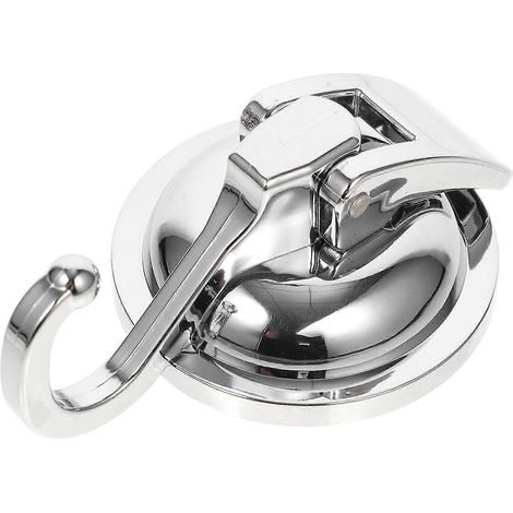 Saugnapfhaken, wiederverwendbarer Vakuum-Saughaken, Küchen-Saugnapf-Wandhaken-9X6CM-Silver (1/3)