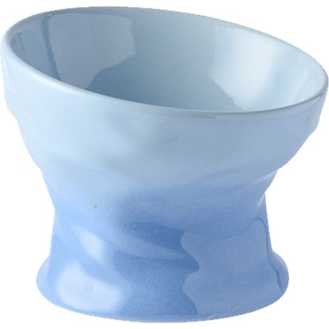 Cuvette plate concave-convexe à gradient/cuvette oblique, cuvette en céramique, pieds hauts protégeant les vertèbres cervicales (1/4)