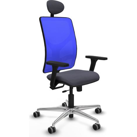 Sedia da ufficio piqueras y crespo Motilla blu alluminio (1/2)
