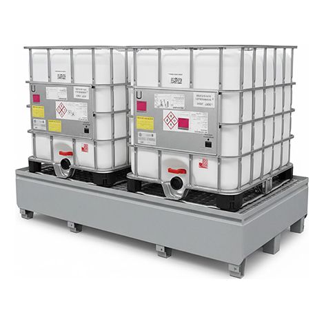 Contenitore di contenimento in acciaio - 1000 litri - 2000kg - MCC1000/2660/960-C