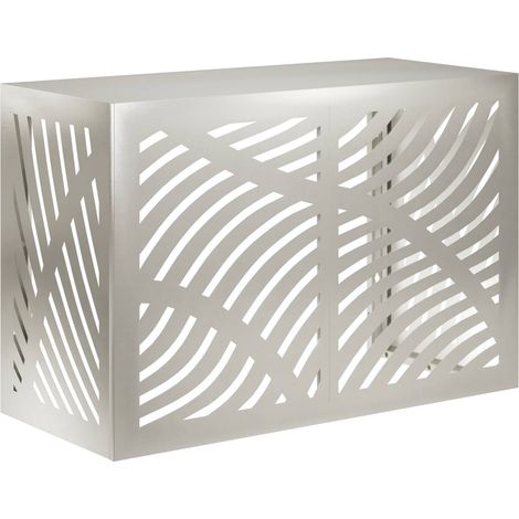 Funda para Aire Acondicionado Plateado 90 x 40 x 60 cm vidaXL