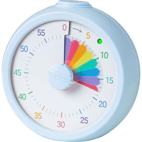 Visueller Regenbogen-Timer für Kinder und Erwachsene, 60 Minuten (1/5)